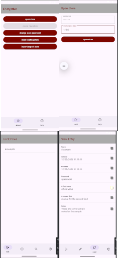 ViewEntryActivity screenshot